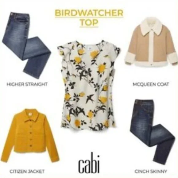 CAbi 3963 Birdwatcher Blouse Size: Medium - Picture 8 of 11